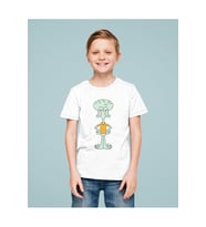 Süngerbob Squidward Baskılı Unisex Çizgi Film Çocuk Tişört (1-12 Yaş)