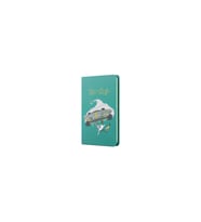 Mabbels Sert Kapak Lastikli Mini Defter Rick And Morty Turkuaz 80 Yaprak 9x14 CM