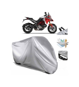 Ducati Multistrada 1260 Pikes Peak  Arka Çanta (bağlantı Tokalı) Uyumlu SolarBlock  Branda (Siyah)