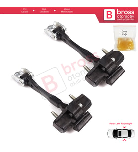 Fiat Bravo 198 Lancia Delta MK3 844 2008-2014 51805582 İçin 2 EA Arka Sağ ve Sol Kapı Gergi Yayı
