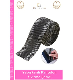 #PantolonKıvırma Polyester Esnek Dayanıklı Pratik Dikişsiz Paça Onarım Yapışkanlı Pantolon Kıvırma Ş