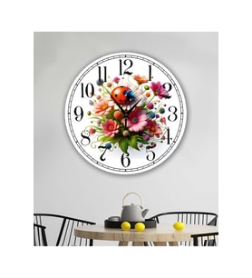 bilge Tasarım retro Duvar Saati 35 x 35 CM (Karışık)