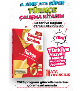 6. Sınıf Türkçe Ata Süper Çalışma Kitabım Yeni