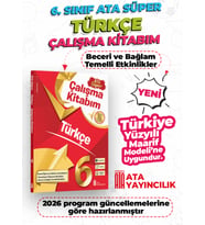 6. Sınıf Türkçe Ata Süper Çalışma Kitabım Yeni