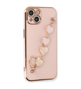 Apple İphone 14 Kılıf Esila Silikon - Pudra