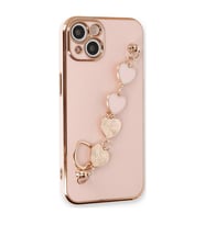 Apple İphone 14 Kılıf Esila Silikon - Pudra