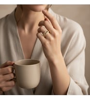 STİL İNCİSİ/XUPING JEWELRY ARMA ZİRKON TAŞLI YÜZÜK (Altın)
