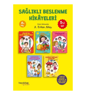 Sağlıklı Beslenme Hikayeleri 5'li Set "30 Hikaye"