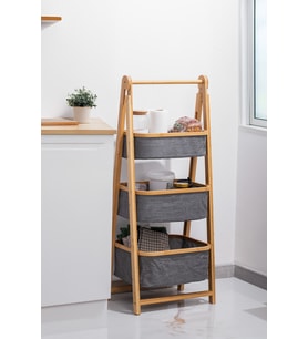 Porsima 2085 3 Katlı Ahşap Çok Amaçlı Ev Düzenleyici Organizer