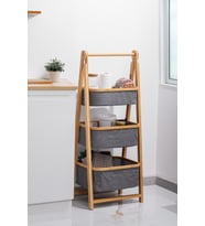 Porsima 2085 3 Katlı Ahşap Çok Amaçlı Ev Düzenleyici Organizer