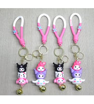 Periboia Hello Kitty Ve Arkadaşları Silikon Anahtarlık (Karışık)