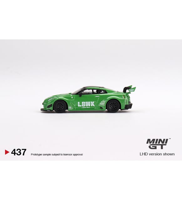 Mini GT 437 LB-Silhouett WORKS GT Nissan 35GT-RR / Apple Green