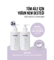 Yenidoğan Uyumlu Hızlı Emilen Yağlı His Bırakmayan Yoğun Nemlendirici Organik Sertifikalı Bebek Yüz ve Vücut Losyonu 2x100 ml