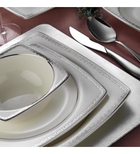 Kütahya Porselen Bone Mare 62 Parça 4920 Desen Yemek Takımı