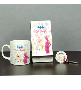Ebe Üçlü Set (Kupa + Telefon Standı + Anahtarlık) 002