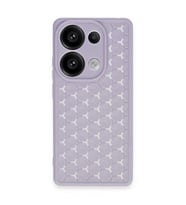 Xiaomi Redmi Note 13 Pro 4G Kılıf Petek Silikon Kapak - Lila