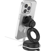 PopMount gösterge paneli, ön cam ve yazı masaları için - siyah