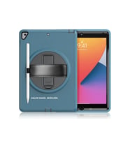Newface Apple iPad 10.2 (7.nesil) Kılıf Hand Strap Tablet Kılıfı - Turkuaz