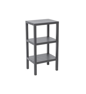 3 RAFLI GRİ MODÜLER ÜNİTE PLASTİK 38x29x74 cm (5343)
