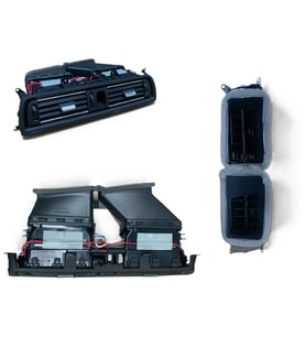 BMW F10 +LCI F18 Klima Kalorifer Izgarası Ön Orta Kromlu 64229209136