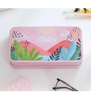 DAKS 2004 HEDİYELİK TENEKE KUTU DİKDÖRTGEN - HELLO SUMMER 19.7x10.7x4.5cm