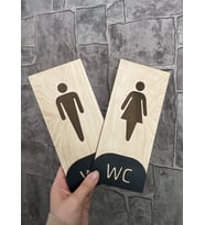 Meşe Serisi Natural Dikey WC Yönlendirme Seti