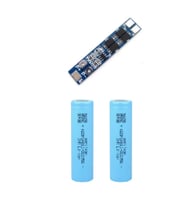 2 Adet Aspilsan Li-ion Pil ve 2S 8A BMS.