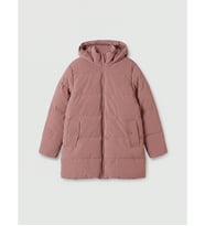 LCW Kids Pembe Kapüşonlu Kız Çocuk Şişme Mont