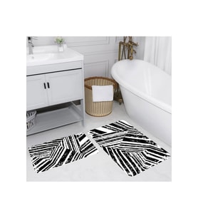 Eliana Home Baskılı 2'li Banyo Paspas Takımı RVG5229-HS560