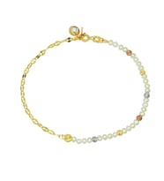 Barika Jewelry Kadın 14 Ayar Altın Dorika Toplu Bileklik