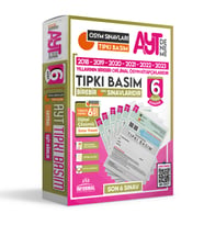 2024 AYT ÖSYM Çıkmış Soru Tıpkı Basım Türkiye Geneli Dijital Çözümlü 6LI PAKET D