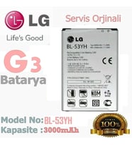 LG  Uyumlu BL-53YH Batarya G3 D855 D693 G3 Sytlus Uyumlu A Kalite Garantili Batarya