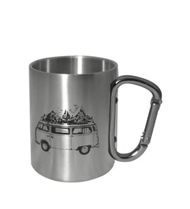 Çelik Kupa Gri 180ml
