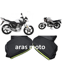 Yamaha Ybr 125-Ybr 125 ESD Rüzgarlık Elcik Koruma Telefon Tutuculu - Arasmoto (Siyah)