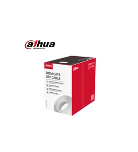 Dahua PFM922I-6UN-C 305m UTP CAT6 23 AWG CCA Polyester PVC Cat6 Kablo Beyaz