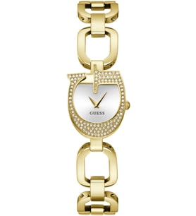 Guess Gugw0683l2 Çelik Kasa Çelik Kordonlu Kadın Kol Saati (Sarı)