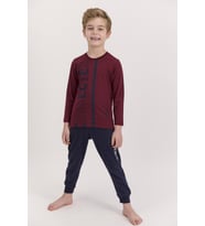 RolyPoly 2542 Connected Bordo Erkek Çocuk Pijama Takımı
