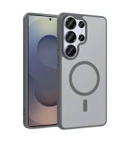 Lexroo Galaxy S26 Ultra Kılıf M-safe Şarj Özellikli Babet Kılıf - Gri
