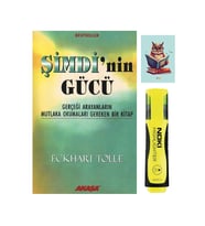 Şimdi'nin Gücü - Eckhart Tolle - 9789756793282 - Sarı Fosforlu Kalem - Not Defterli Seti