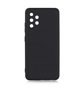 Coverzone Samsung Galaxy A32 4G ?le Uyumlu K?l?f Z-Mara Lansman Vieri Tam Koruma Arka Kapak Kamera Koruma �?k?nt?l? P�r�zs�z Y�zey Siyah