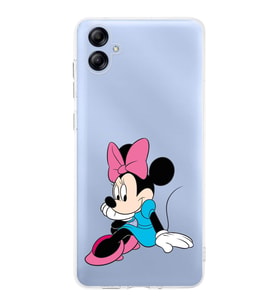 Samsung Galaxy A04e   Kapak Minnie Mouse Tasarımlı Şeffaf  Kılıf