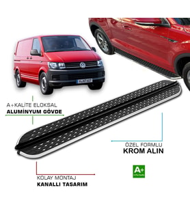 VOLKSWAGEN TRANSPORTER T6 KISA ŞASE 2015 - 2023 YAN BASAMAK