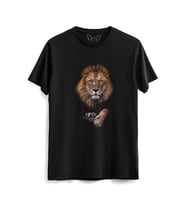 Lion Baskılı Çocuk Siyah Tshirt
