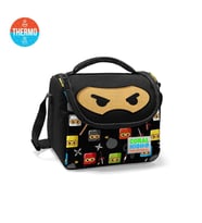 Coral High Kids Siyah Ninja Desenli Thermo Beslenme Çantası 11811