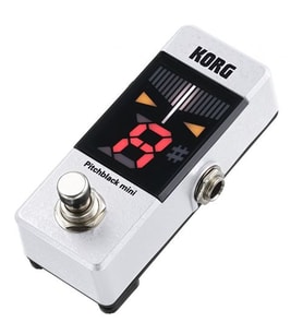 Korg PITCHBLACK PB-Mini-WH  Pedal Tipi Mini Tuner - Beyaz