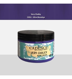 Cadence Very Chalky Home Decor Mobilya Boyası 150 ml. CH-52 ULTRA MENEKŞE 