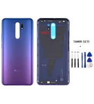 Xiaomi Redmi 9 FULL Kasa Arka Kapak Yan Tuş Takımı MOR - TAMİR SETİ