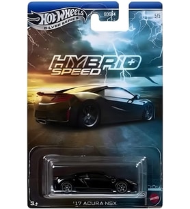 Hot Wheels '17 Acura Nsx (1/64) Hybrid Speed 5/5 Honda Nsx (Çok Renkli)