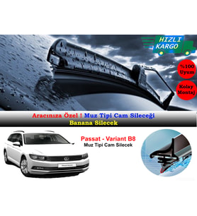 Volkswagen Passat B8 Variant 2015- Muz Silecek Takımı