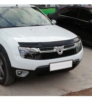 Dacia Duster Abs Kaput Koruyucu 2010-2017 (Siyah - Beyaz)
